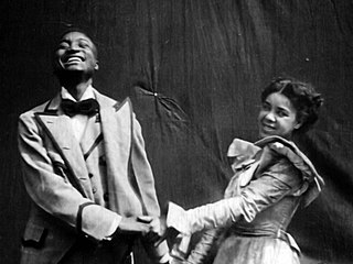 Something Good-Negro Kiss (Selig, 1898), image courtesy of USC Hugh M. Hefner Moving Image Archive.