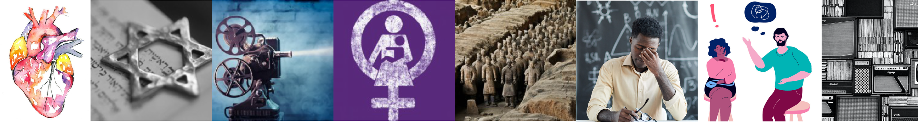 Collage of working group icons