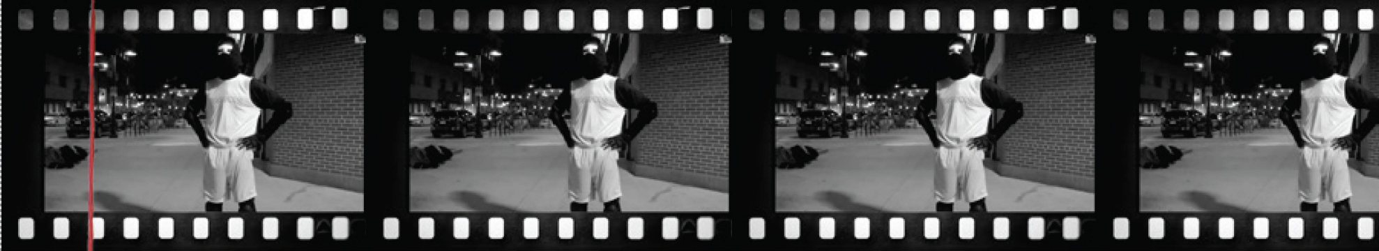 Man covered with clothes