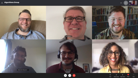 Working Group meeting virtually