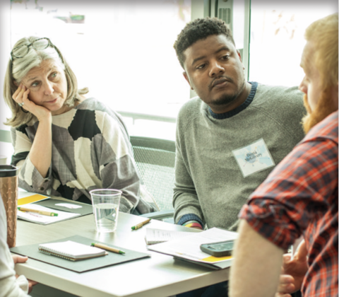 Teresa Magnum with peers