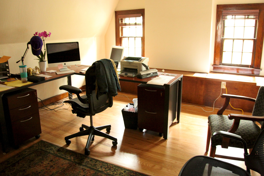 Fellows office in Obermann Center