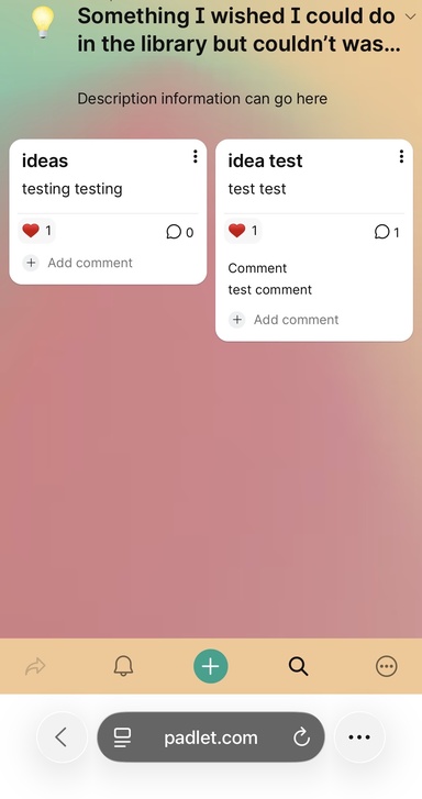 screenshot from Trello