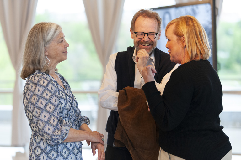 Teresa Mangum, Chris Merrill, and Joan Kjaer