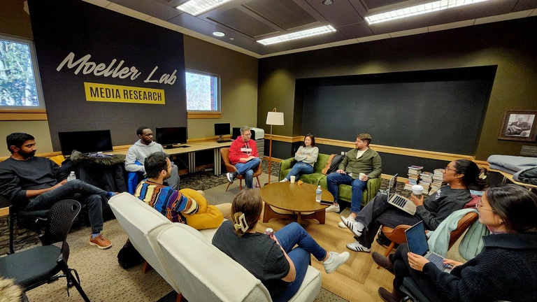 group listening to presentation