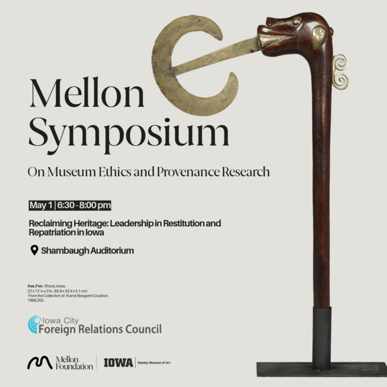 flyer for museum symposium