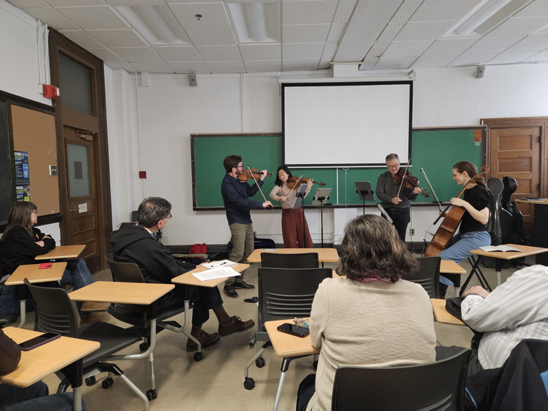 Del Sol Quartet performing
