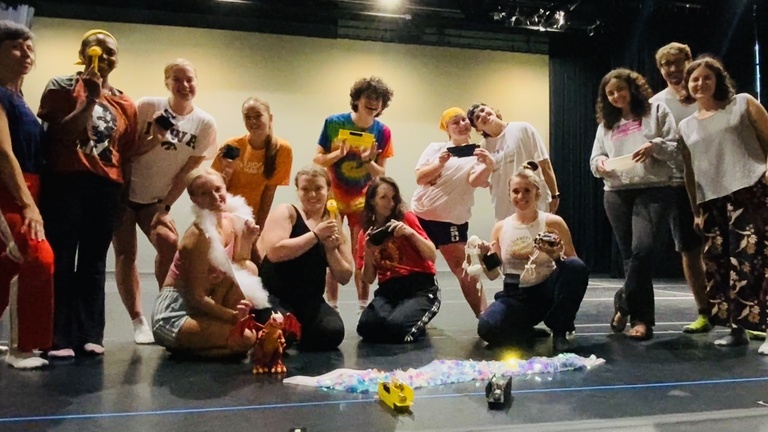 Stephanie Miracle and fellow performers