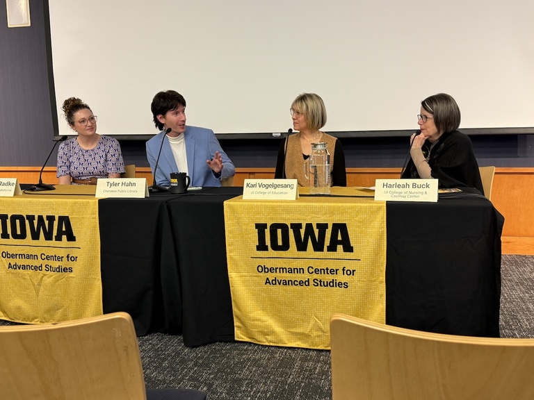 panelists at symposium event