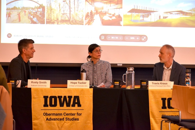panelists at symposium event