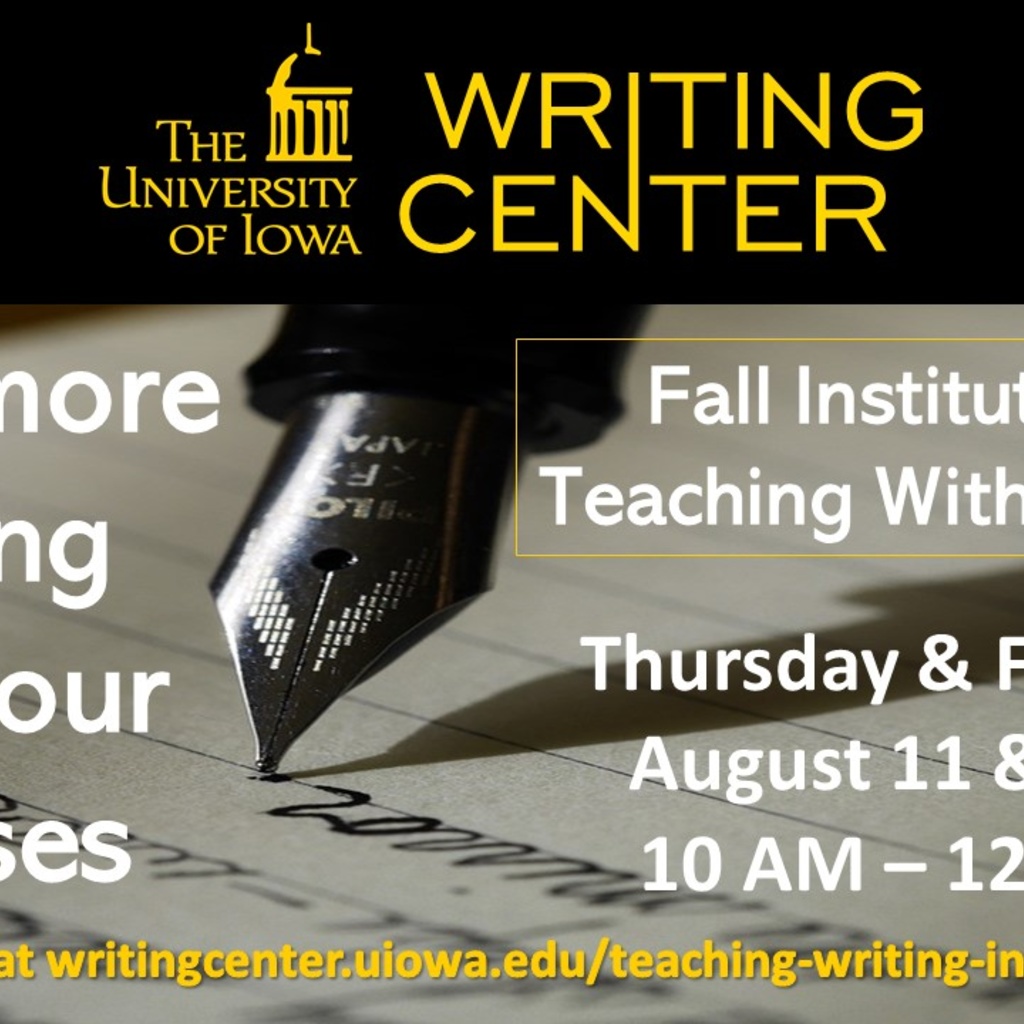 Fall Institute for Teaching with Writing: Session II promotional image