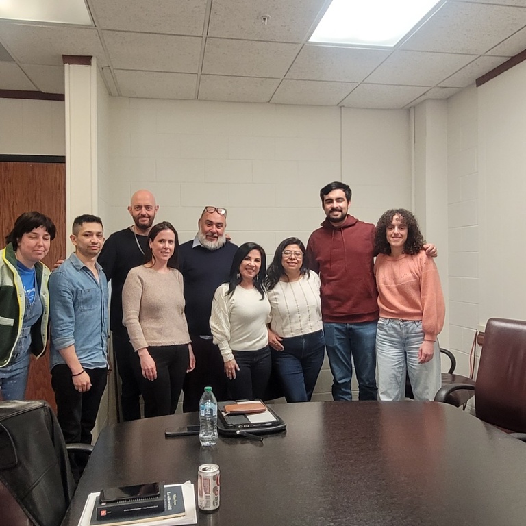 Fernando visits Iowa class