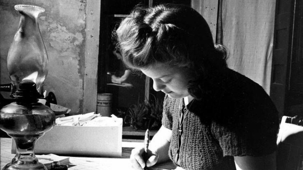 woman writing