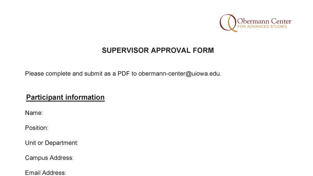 Supervisor approval form thumbnail